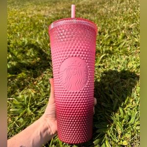 Pink Gradient Studded Starbucks Tumbler